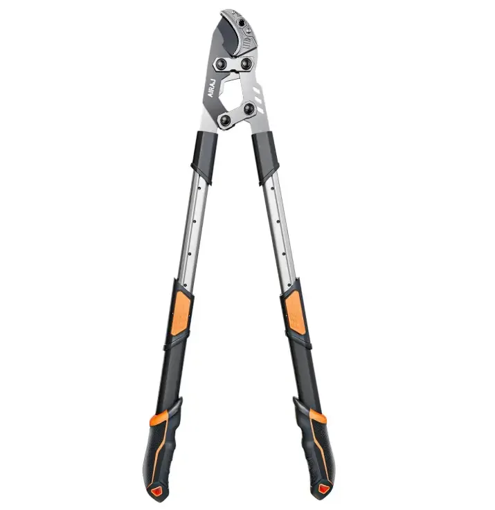 AIRAJ 27-37” Extendable Anvil Loppers for Tree Trimming Heavy Duty with Compound Action | Branch Cutter with 2” Cutting Capacity | Chops Thick Branches Ease | Garden Lopper Pruning Shears Heavy Duty